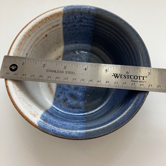 GENE BRENNER Pottery SIGNED Studio Art Pottery 7” Bowl Casserole With Handles - Picture 7 of 7